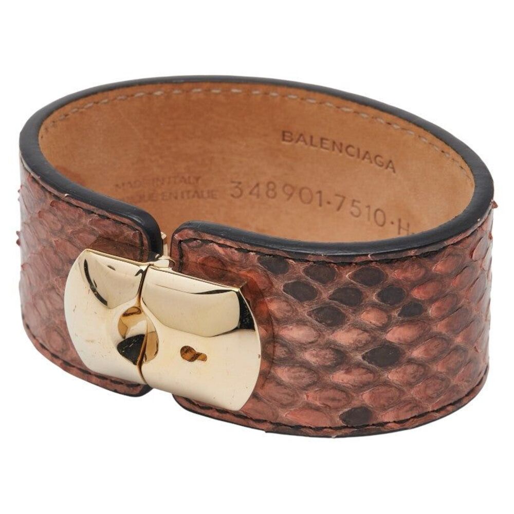 Balenciaga Python Leather Bangle